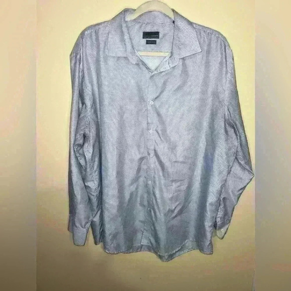 Black Label  By Ruffini  Slim Fit Men Size 50x31 XL Long Sleeve Button Up Shirt - Picture 2 of 4